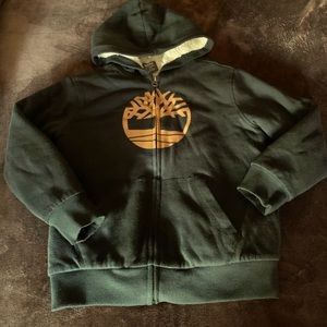 Tree Zip Hoodie W/ Sherpa Lined inside